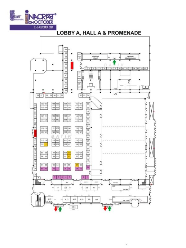 Hall A, Lobby A & Promenade