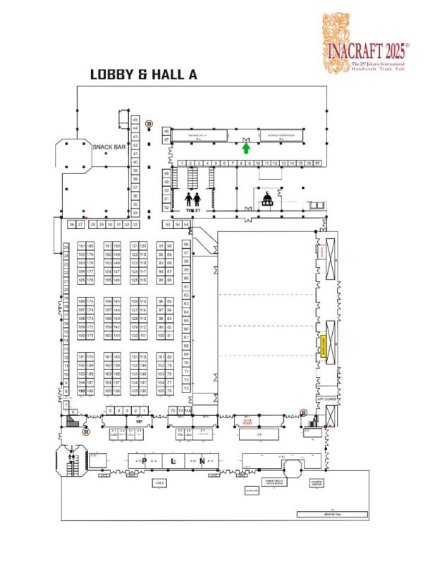 Hall A, Lobby A & Promenade